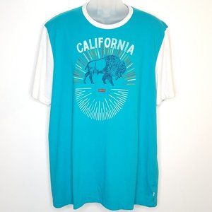 Levi's Men's California Aqua Blue T-Shirt Size: 3XL.